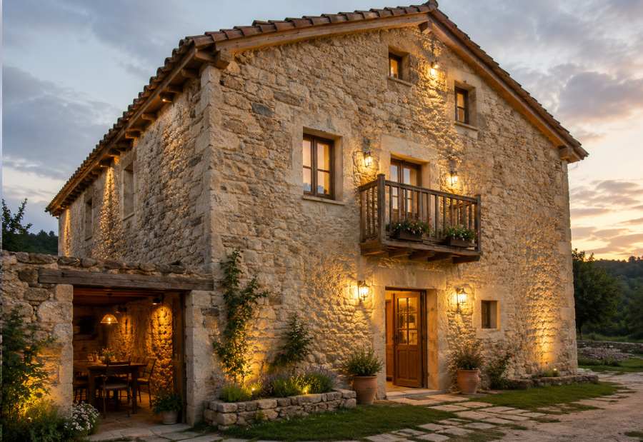 Casa rural de piedra